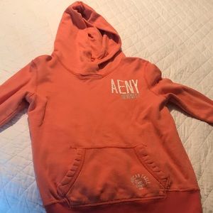Orange American eagle hoodie